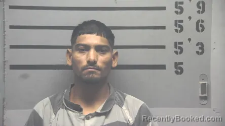 Mugshot of Francisco Angulo Mendez booked in Hopkins County, Kentucky on October 10, 2026