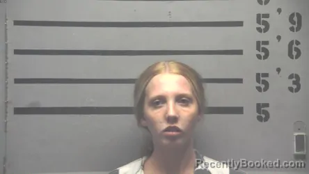 Mugshot of Ashlin Marie Calbreath booked in Hopkins County, Kentucky on September 6, 2026