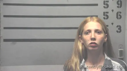 Mugshot of Ashlin Marie Calbreath booked in Hopkins County, Kentucky on September 8, 2026