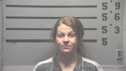 Mugshot of HALEY ALLINE DENAPOLI booked in Hopkins County, Kentucky on May 1, 2026