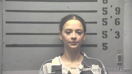 Mugshot of Madison Kate Gipson booked in Hopkins County, Kentucky on October 4, 2026