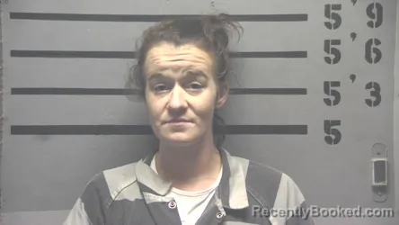 Mugshot of Amanda Jae Hibbs booked in Hopkins County, Kentucky on August 19, 2026