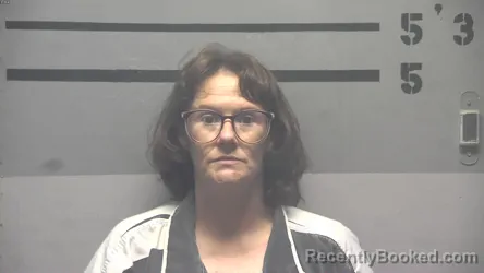 Mugshot of JENNIFER JAMES HUMM booked in Hopkins County, Kentucky on June 18, 2026