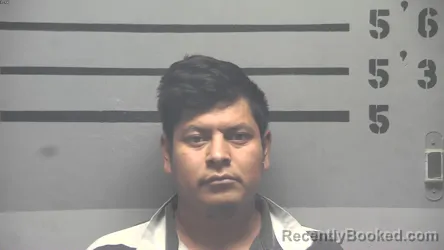 Mugshot of Marlon Lopez Gomez booked in Hopkins County, Kentucky on August 24, 2026