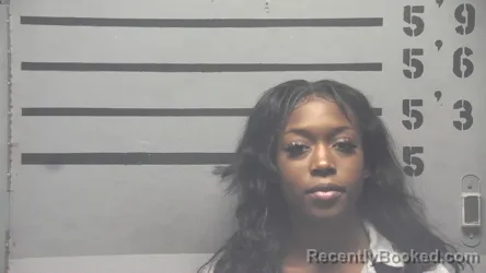 Mugshot of Aniya Junntte Moise booked in Hopkins County, Kentucky on September 7, 2026