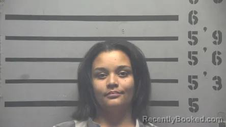 Mugshot of RAYNNA RASHAE MAYA booked in Hopkins County, Kentucky on June 23, 2026