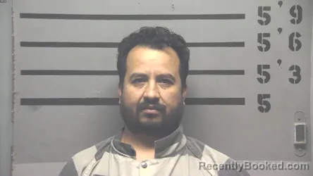 Mugshot of Andres Nava Villagomez booked in Hopkins County, Kentucky on August 20, 2026