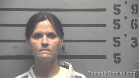 Mugshot of Katie Jordan Russell booked in Hopkins County, Kentucky on September 15, 2026
