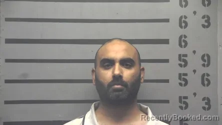 Mugshot of Harpreet Singh booked in Hopkins County, Kentucky on August 29, 2026