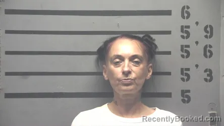 Mugshot of Penny Faye Shelton booked in Hopkins County, Kentucky on August 28, 2026
