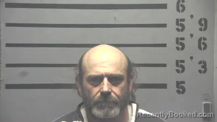 Mugshot of Roger Dale Jr Skimehorn booked in Hopkins County, Kentucky on August 26, 2026
