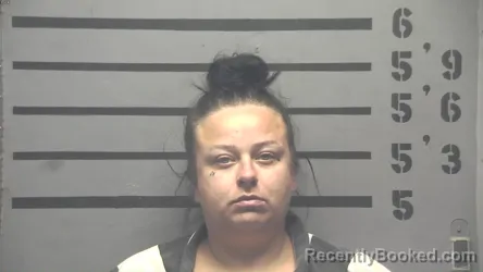 Mugshot of Michaela Elizabeth Wells booked in Hopkins County, Kentucky on September 9, 2026