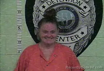 Mugshot of Angie Marie Hoover-Newsome booked in Jackson County, Kentucky on August 11, 2026