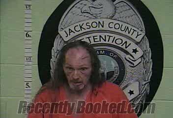 Booking photo from Jackson County, Kentucky