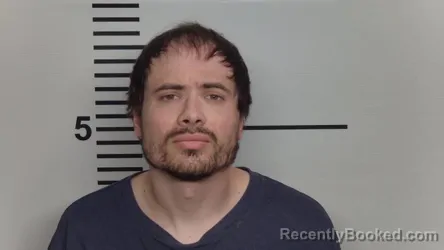 Mugshot of TYLER RIGGS booked in Jefferson County, Kentucky on March 17, 2026