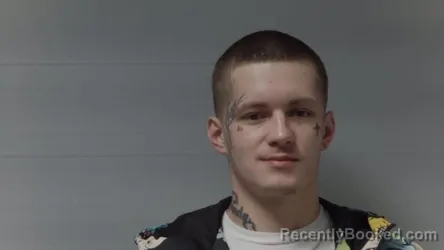 Mugshot of JACOB GEARY booked in Jefferson County, Kentucky on March 23, 2026