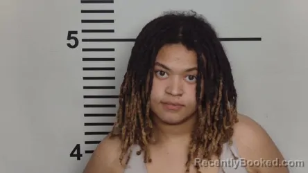 Mugshot of MORIAH WHITE booked in Jefferson County, Kentucky on March 26, 2026