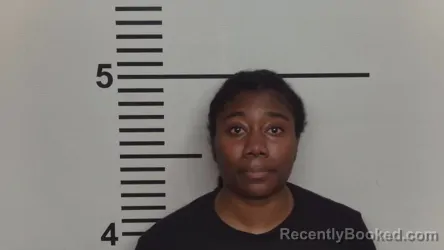 Mugshot of Shanice Rachell Mahone booked in Jefferson County, Kentucky on July 27, 2026
