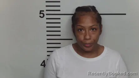 Mugshot of Domanique Nicole Frazier booked in Jefferson County, Kentucky on August 26, 2026