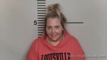 Mugshot of Sarah George booked in Jefferson County, Kentucky on October 2, 2026