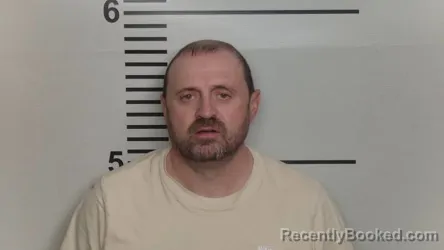 Mugshot of Kevin James Burge booked in Jefferson County, Kentucky on October 6, 2026