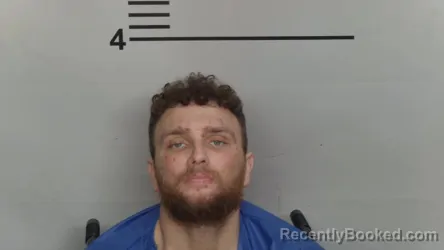 Mugshot of Logan Drake Fentress booked in Jefferson County, Kentucky on October 16, 2026