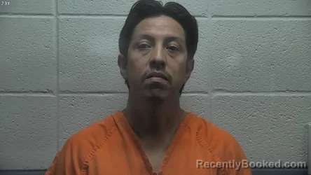 Mugshot of Alfredo Carranza-Resindez booked in Jessamine County, Kentucky on August 24, 2026
