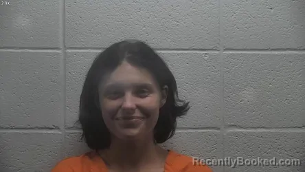 Mugshot of Ava G Sizemore booked in Jessamine County, Kentucky on October 24, 2026