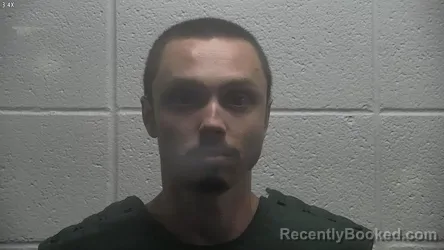 Mugshot of Brandon Phillip Estes booked in Jessamine County, Kentucky on October 4, 2026