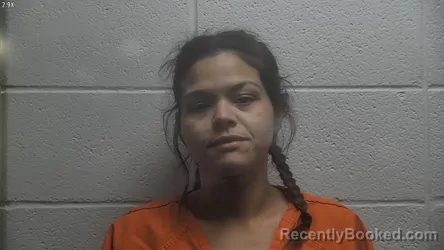 Mugshot of Braxton Alissa Huff booked in Jessamine County, Kentucky on October 5, 2026