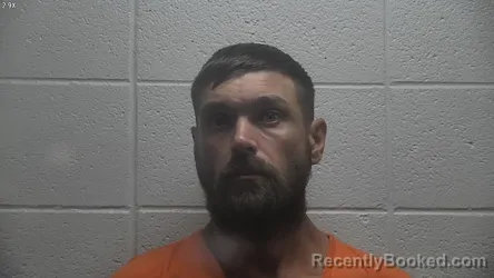 Mugshot of Justin A Johnson booked in Jessamine County, Kentucky on August 18, 2026
