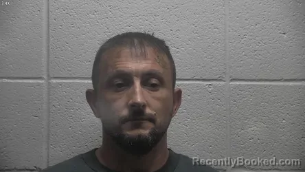 Mugshot of Jason D Marcum booked in Jessamine County, Kentucky on August 22, 2026