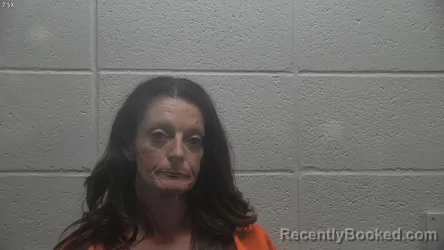 Mugshot of Mary Mae Caruso Saunders booked in Jessamine County, Kentucky on October 7, 2026
