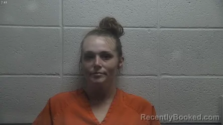 Mugshot of Megan Mae Mccollum booked in Jessamine County, Kentucky on August 13, 2026
