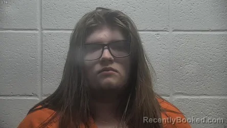 Mugshot of Mason Webb booked in Jessamine County, Kentucky on October 10, 2026
