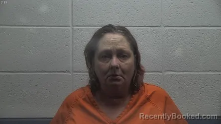 Mugshot of Veda Satterly booked in Jessamine County, Kentucky on September 2, 2026