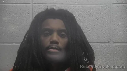 Mugshot of Xavier Kareem Floyd booked in Jessamine County, Kentucky on October 8, 2026