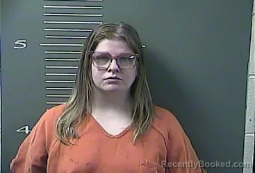 Mugshot of BRIANA LEIGH MARCUM booked in Johnson County, Kentucky on March 18, 2026