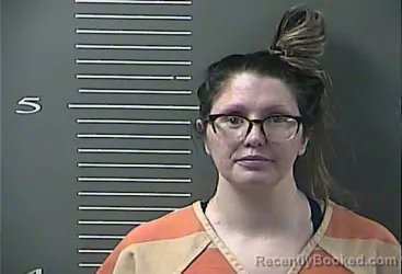 Mugshot of HANNAH LESHAE DOUGLAS booked in Johnson County, Kentucky on April 9, 2026