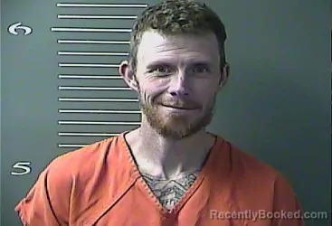 Mugshot of Justin Eric Cantrell booked in Johnson County, Kentucky on October 8, 2026