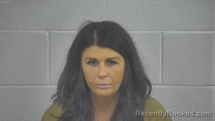 Mugshot of Alicia Amburgy booked in Laurel County, Kentucky on August 20, 2026