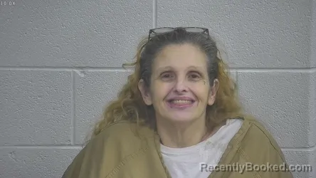 Mugshot of Angela Callahan booked in Laurel County, Kentucky on August 19, 2026