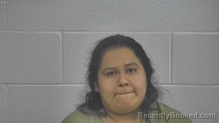 Mugshot of Araceli Eusebio-Policarpo booked in Laurel County, Kentucky on August 26, 2026