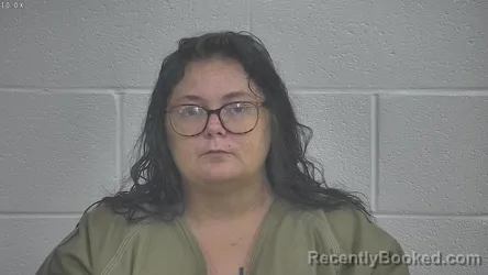 Mugshot of Amber Ellison booked in Laurel County, Kentucky on September 27, 2026
