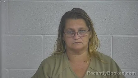 Mugshot of Angela L Green booked in Laurel County, Kentucky on August 25, 2026