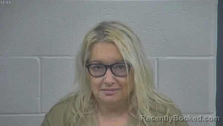 Mugshot of Amanda Howington booked in Laurel County, Kentucky on October 24, 2026