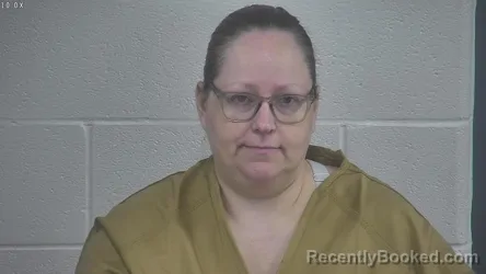 Mugshot of Amanda Hammack booked in Laurel County, Kentucky on October 25, 2026