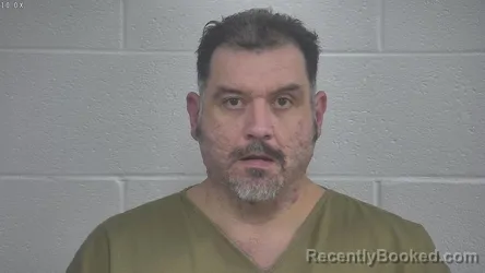 Mugshot of Brian Buchanan booked in Laurel County, Kentucky on August 18, 2026