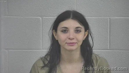 Mugshot of Baylee Feltner booked in Laurel County, Kentucky on October 23, 2026