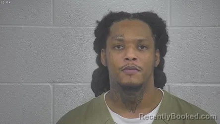 Mugshot of Infonte Shoulders booked in Laurel County, Kentucky on September 11, 2026